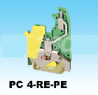 軌道式接線(xiàn)端子PC4-RE-PE