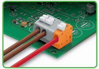 萬(wàn)可電子 具S型籠式彈簧接線單元的PCB 接線端子