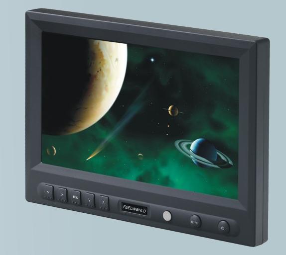 FEELWORLD 8寸觸摸屏高清車載液晶顯示器帶DVI、HDMI
