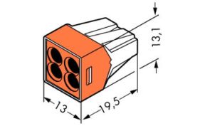 萬可（WAGO）建筑布線、照明連接器774－104