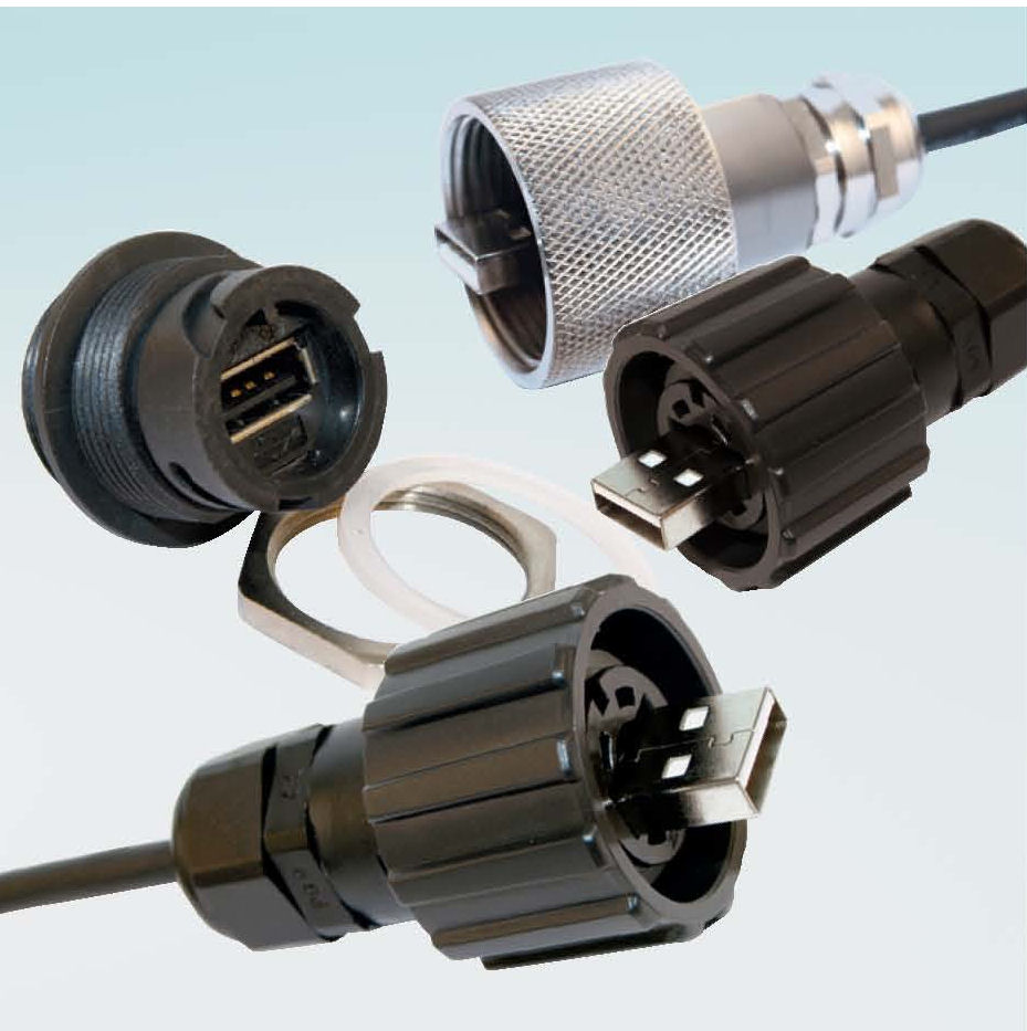 CONEC RJ45-IP67級(jí)工業(yè)以太網(wǎng)連接器