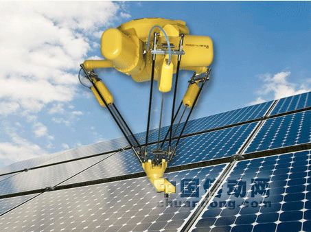 發(fā)那科機(jī)器人運(yùn)用于太陽能電池模組的制造