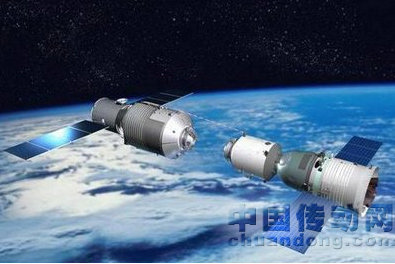 左為天宮系列空間實(shí)驗(yàn)室、右為神舟飛船